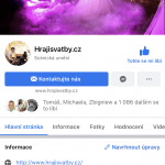 přidání recenze na facebook